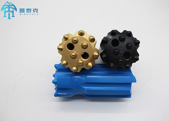 T38 Rock Drill Button Bits งานเหมืองหินใต้ดิน Retrac