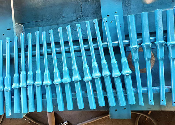 Oem การทําเหมืองแร่ 5 นิ้ว Integral Drill Rod กับความทนทานการใช้งานสูง