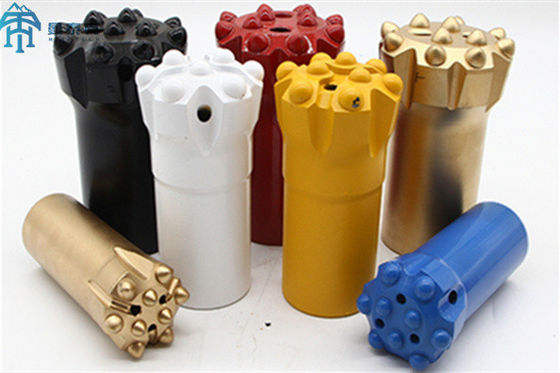 ขุดหลุมยาว ปุ่มลากบิต T38 กลม 76 มม.