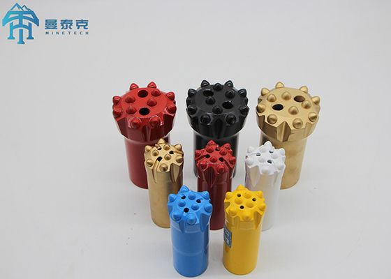 Tophammer Forging Diameter 64mm R32 Thread Button Bit อุปกรณ์การเคลื่อนไหว