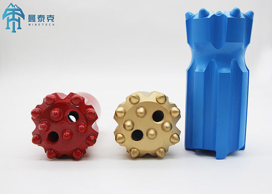 เครื่องมือเจาะหินปุ่มจัมโบ้ขนาด 80 มม. T45 เกลียวหด