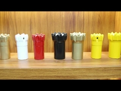 ดอกสว่าน 40 มม. ปุ่มเรียวบิตเหล็กกล้าคาร์บอนการขุดฮาร์ดร็อค